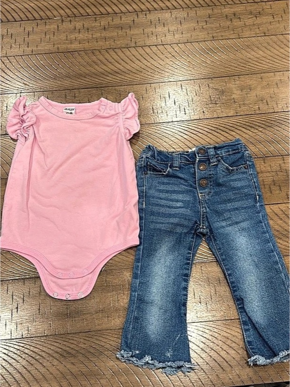 Baby Girls Size 12-18M Pink & Blue Set